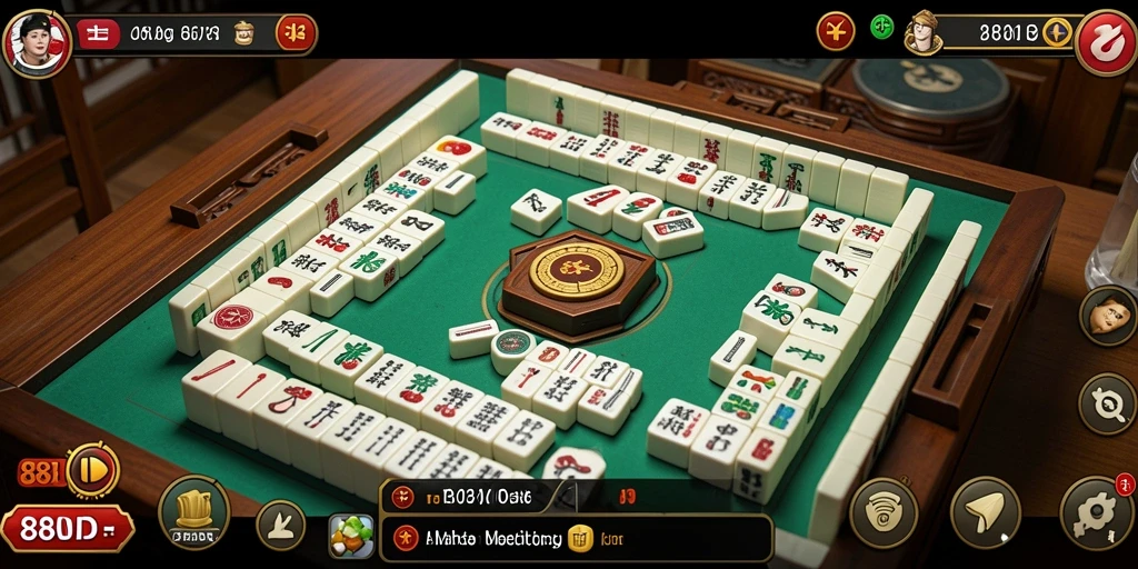 Tampilan gameplay Mahjong yang menarik di 88ID.
