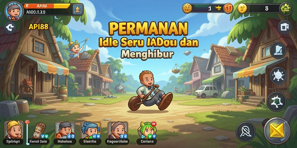 Screenshot gameplay API88 menampilkan karakter unik yang mengumpulkan sumber daya.