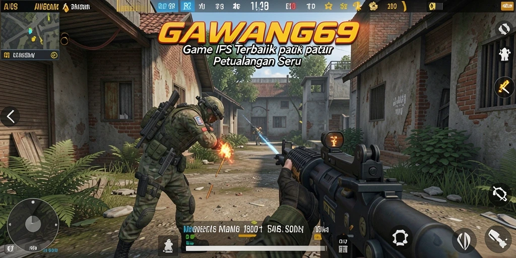 Gameplay GAWANG69 menampilkan pertempuran menegangkan di dunia yang realistis.