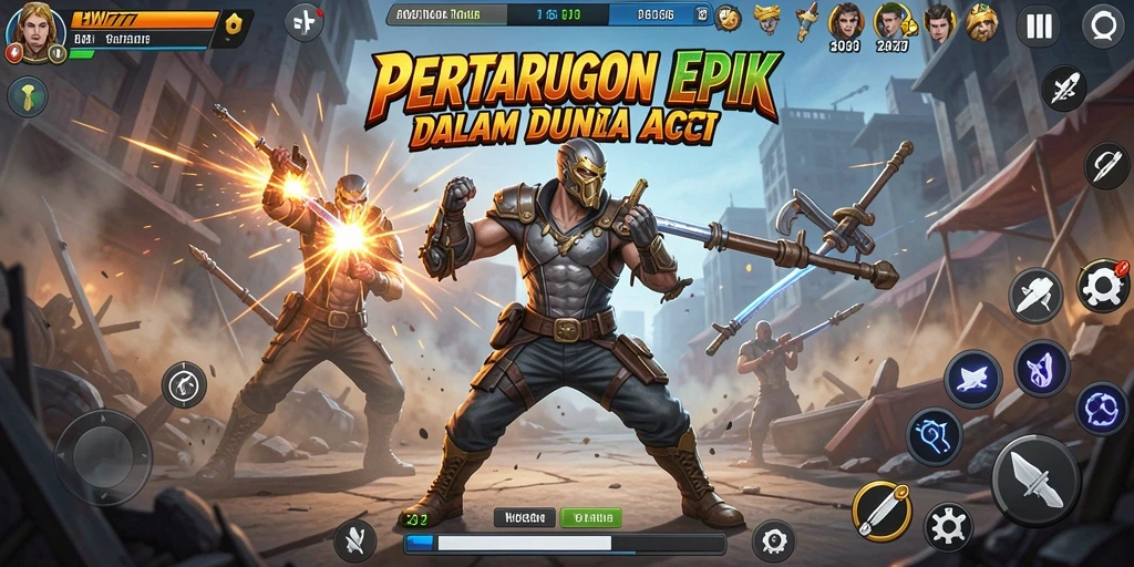 Gameplay menegangkan dari HW777 yang penuh aksi.