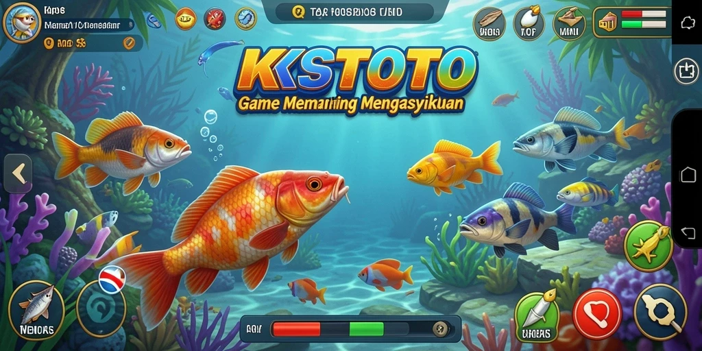 Tangkapan ikan yang besar dalam gameplay KPKTOTO.