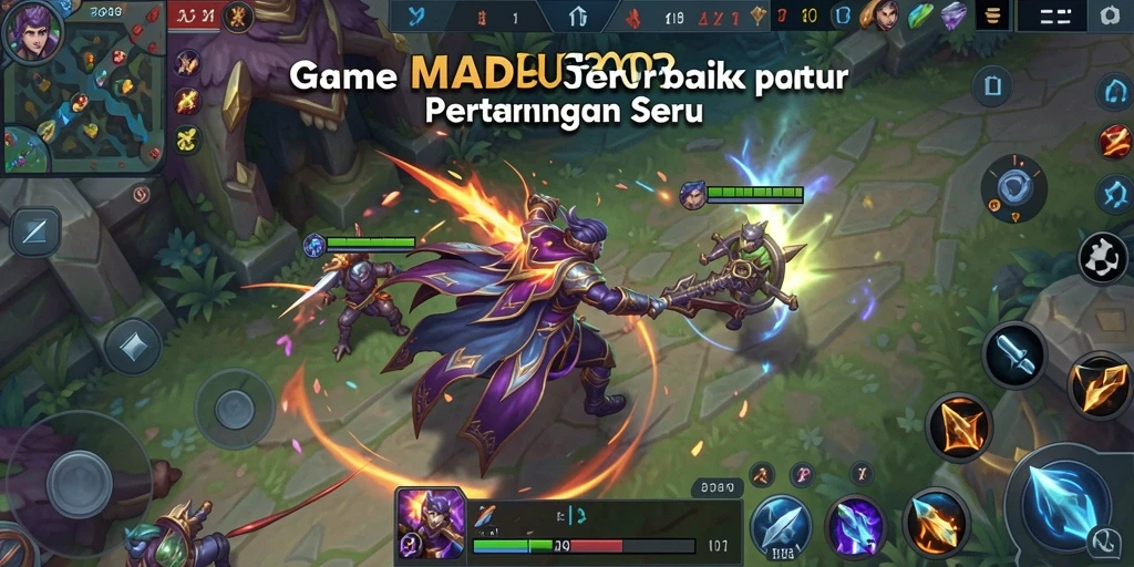 Tangkapan layar permainan MOBA yang seru di MADU303.