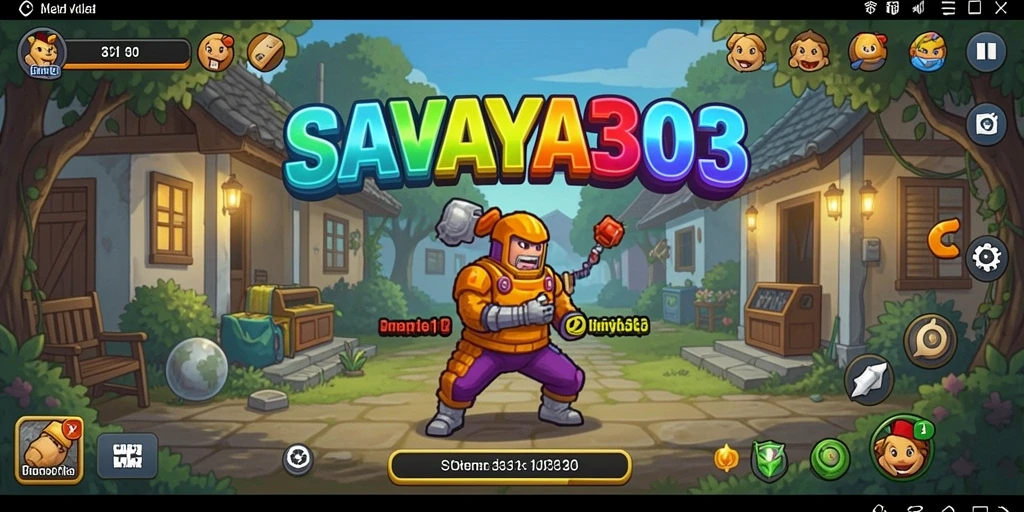 Tampilan gameplay SAVAYA303 yang menghibur dan penuh warna.