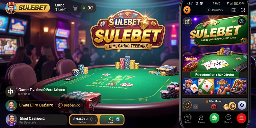Screenshot gameplay Live Casino SULEBET yang menampilkan dealer dan interaksi pemain.